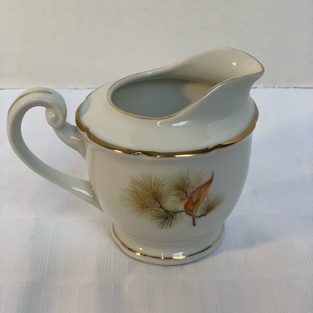 KYOYO |  “Pine Tree” Creamer | Fine Translucent China